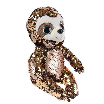 Игрушка мягконабивная Мульти Пульти Ленивец из пайеток 298437