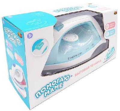 Помогаю маме. Бытовая техника. Утюг с функцией "Спрей", со световыми и звуковыми эффектами от интернет-магазина Континент игрушек