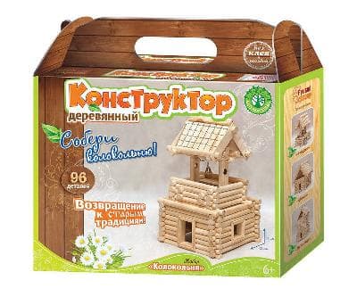 Конструктор деревянный «Колокольня» от интернет-магазина Континент игрушек