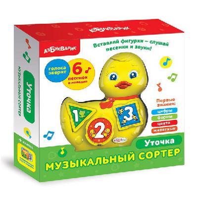 Сортер музыкальный Уточка