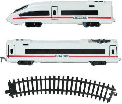 Ж/д Голубая стрела Скоростной поезд, 14дет., свет, звук от интернет-магазина Континент игрушек