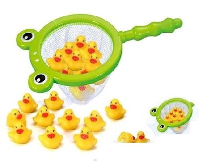 Игрушка для ванной. Сачок с утятами, 18х15х2 см