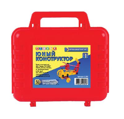 Конструктор "Юный конструктор № 1" в чемодане от интернет-магазина Континент игрушек
