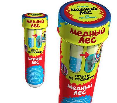 Набор для экспериментов. Опыты из пробирки. Медный лес от интернет-магазина Континент игрушек