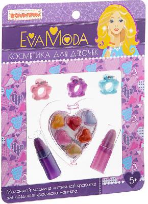 Картинка Набор детской декорат. косметики Bondibon Eva Moda, CRD 14,5х18 см, помады (2цвета; 1,6г), сердечко от интернет-магазина Континент игрушек Набор детской декорат. косметики Bondibon Eva Moda, CRD 14,5х18 см, помады (2цвета; 1,6г), сердечко от интернет-магазина Континент игрушек
