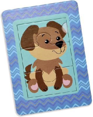 Пазл в рамке "Щенок" 3 эл (14,5*10,5 см) от интернет-магазина Континент игрушек