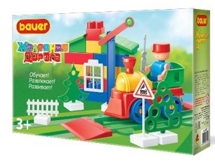 Конструктор железная дорога 3 крой от интернет-магазина Континент игрушек