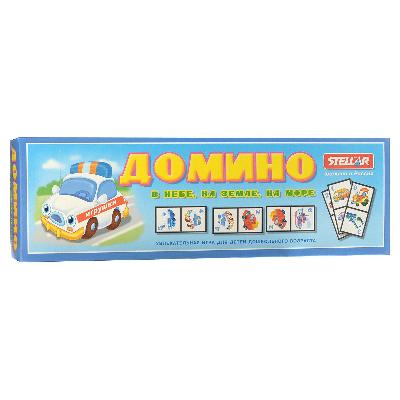 Домино №17 "В небе,на земле,на море" от интернет-магазина Континент игрушек