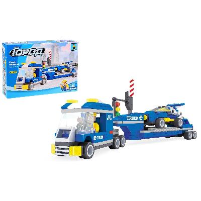 Конструктор Город "Грузовик с прицепом", 248 деталей 576121 от интернет-магазина Континент игрушек