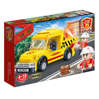 Конструктор Пожарная машина 105 дет от интернет-магазина Континент игрушек