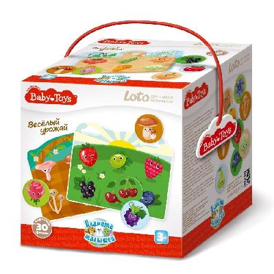 Лото для самых маленьких "Веселый урожай" от интернет-магазина Континент игрушек
