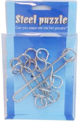 Головоломка металлическая 10,5x2x17,5см от интернет-магазина Континент игрушек