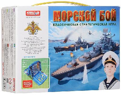 Игра настольная №48 "Морской бой" от интернет-магазина Континент игрушек