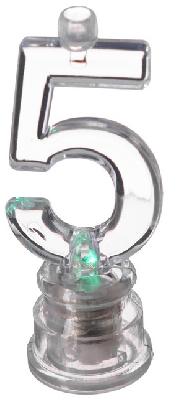 Свеча светодиодная "Цифра 5", со свечками   3638555 от интернет-магазина Континент игрушек