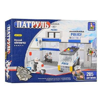 Конструктор Патруль. Полицейский участок, 285 деталей, 35x25x5.5см от интернет-магазина Континент игрушек