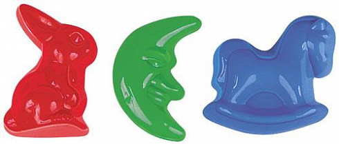 Формочки Заяц лошадка месяц от интернет-магазина Континент игрушек