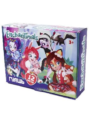 Гуашь 12 цветов Enchantimals от интернет-магазина Континент игрушек
