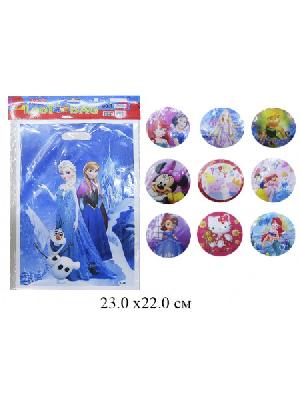 Пакет ПВХ для девочек 23 х 22 см от интернет-магазина Континент игрушек