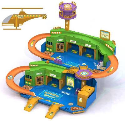 Гараж КарапузТрансАвто 45х27,5х15,5 см. от интернет-магазина Континент игрушек