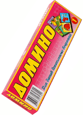Домино №1 Фрукты от интернет-магазина Континент игрушек