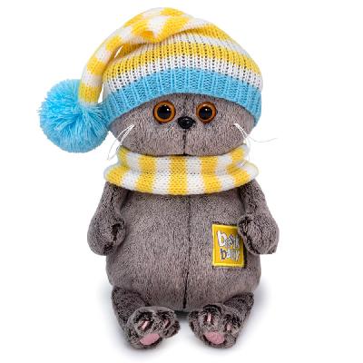 Мягкая игрушка «Басик Baby в вязаном колпаке», 20 см от интернет-магазина Континент игрушек