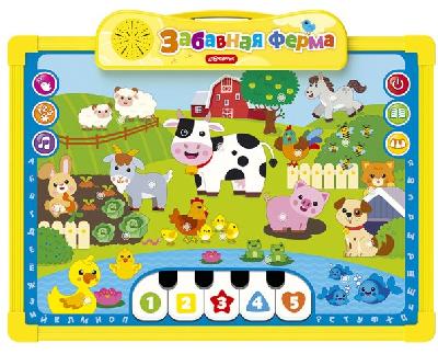 Доска говорящая Забавная ферма для обучения и рисования от интернет-магазина Континент игрушек