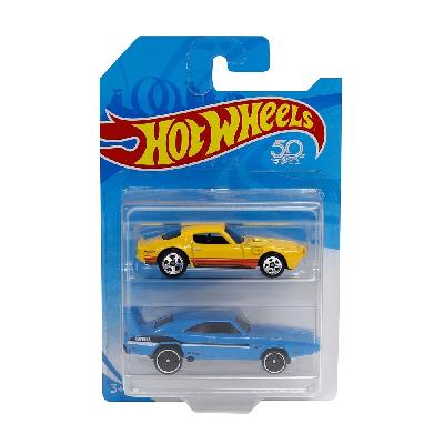 Hot Wheels базовые машинки, упаковка из 2-х штук от интернет-магазина Континент игрушек