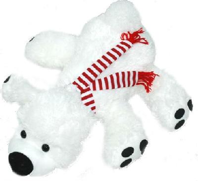 Мягкая игрушка Медведь 0034 Северный (лежит)