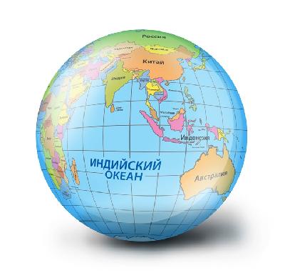 Мяч 23 см "Глобус" 82320