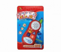 Телефон музыкальный, со световыми и звуковыми эффектами, 23x14x4см