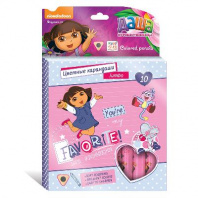 Карандаши цв.  Трехгр-е,JUMBO,10 цв,"Даша-путеш." от интернет-магазина Континент игрушек