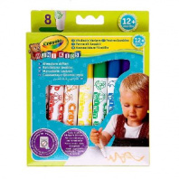 Н-р смыв-ся фломастеров д\малышей 8шт от интернет-магазина Континент игрушек