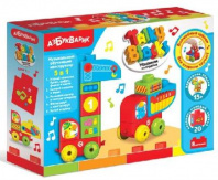 Музыкальный конструктор Talky Blocks Машинки на стройке от интернет-магазина Континент игрушек