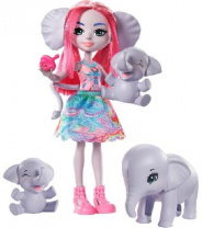 Игровой набор Enchantimals Эсмеральда Слонни с семьей, GTM30 от интернет-магазина Континент игрушек
