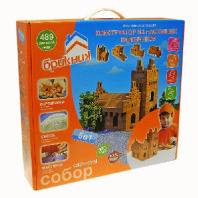 Конструктор "СОБОР" из настоящих кирпичиков (488 деталей) от интернет-магазина Континент игрушек