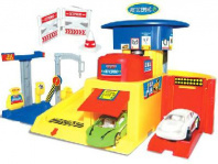 Автоград Парковка "Автосервис" + 2 металлические машины, №SL-2488   1667910 от интернет-магазина Континент игрушек