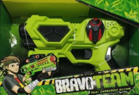 Бластер "BRAVO TEAM", со световыми и звуковыми эффектами , 24х18х5,5 см от интернет-магазина Континент игрушек