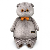 Кот Басик с бархатным бантом 47 см мягкая игрушка от интернет-магазина Континент игрушек