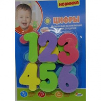 Набор для купания Цифры EVA 10 цифр, 4 символа