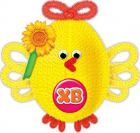 Из меховых палочек  Пасхальная птичка от интернет-магазина Континент игрушек