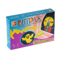 Краски по стеклу Витраж, 6 цв, (5+1светящийся) от интернет-магазина Континент игрушек