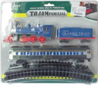 Железная дорога, 2 поезда эл/мех, со свет.и звук.эффектами, 2 бат.типа АА (не входят), диаметр собра от интернет-магазина Континент игрушек