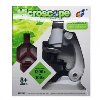 Микроскоп детский 100х увеличение, 3 объектива, аксессуары от интернет-магазина Континент игрушек