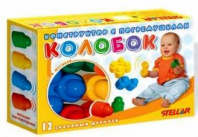 Конструктор Колобок (12 деталей), коробка от интернет-магазина Континент игрушек