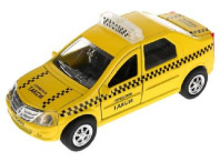 Машина Технопарк металл. Renault Logan Такси (12,5см) инерц,свет,звук,в/к SB-13-21-3 SB-13-21-3 от интернет-магазина Континент игрушек