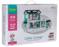 Модульный домик (собери сам), 8 секций. Мини-куколки с питомцами на кухне, в ванной, в столовой от интернет-магазина Континент игрушек