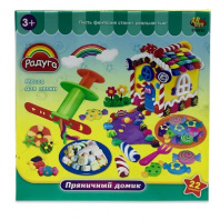 Набор Масса для лепки. Пряничный домик, 5 баночек разных цветов с тематическими аксессуарами, 22 пре от интернет-магазина Континент игрушек