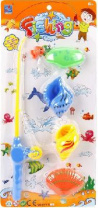 Набор Рыбалка магнитная 4 фигурки + удочка