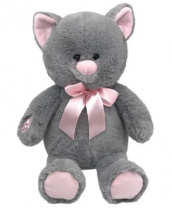 Котенок Дымка 23 см, озвученный