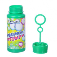 ИГРОЛЕНД Мыльные пузыри, 95мл, мыльный раствор, пластик от интернет-магазина Континент игрушек